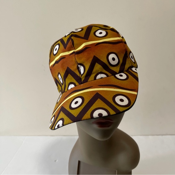 African Print Ankara Handmade Multicolor Bohemian Baseball Cap - Picture 12 of 14